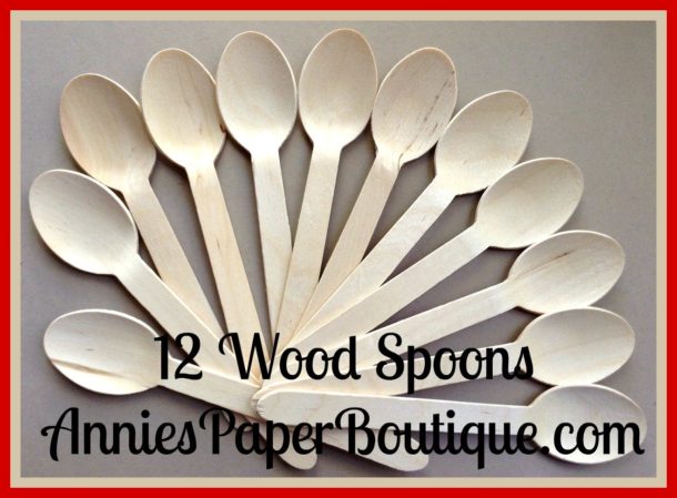 12 wooden spoons