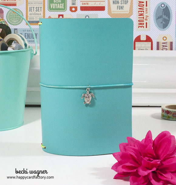 turquoise travelers notebook