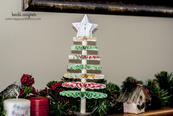 OA Rosette Christmas tree