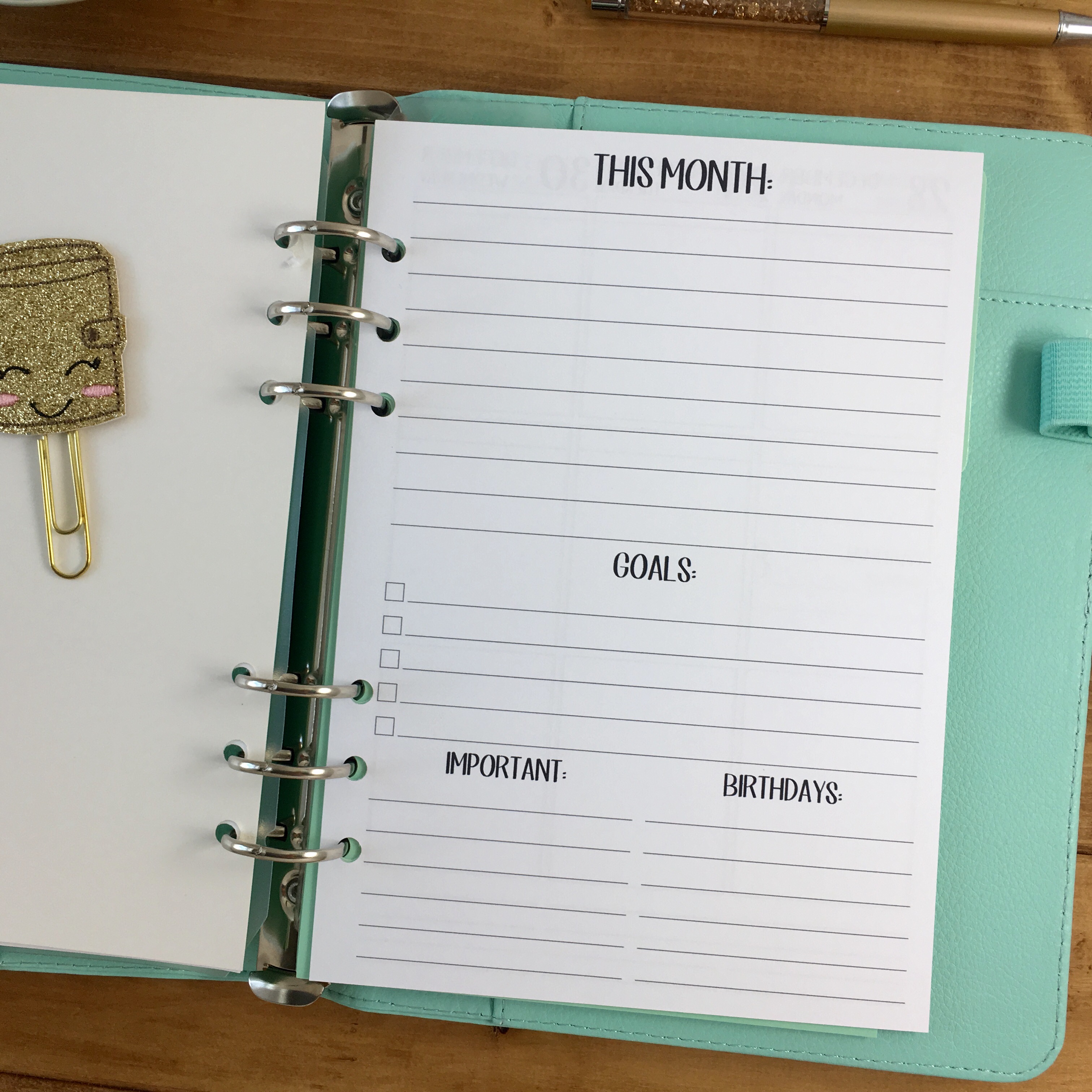  CityGirl Planners A5 Contacts Address Book Planner