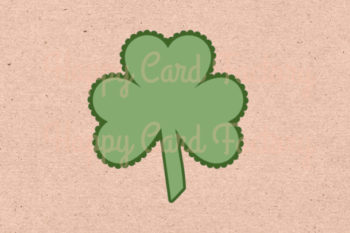 Scalloped Four Leaf Clover