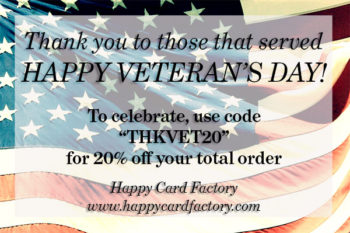 Veteran's Day Sale Full