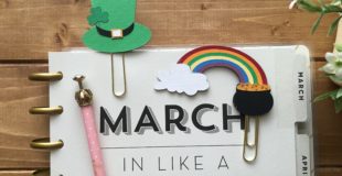 St. Patrick’s Day Planner Clips